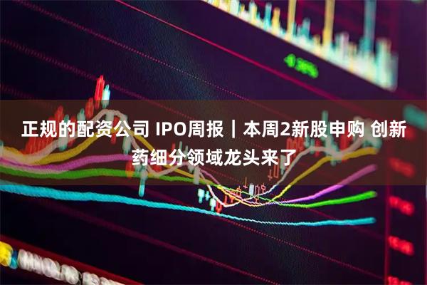 正规的配资公司 IPO周报｜本周2新股申购 创新药细分领域龙头来了